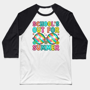 Schools Out For Summer Shirt, Happy Last Day Of School Shirt, Summer Holiday Shirt, End Of the School Year Shirt, Classmates Matching Baseball T-Shirt